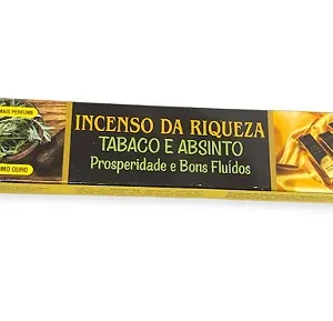 Incenso da Riqueza - Escolha o Seu - Tabaco e Absinto