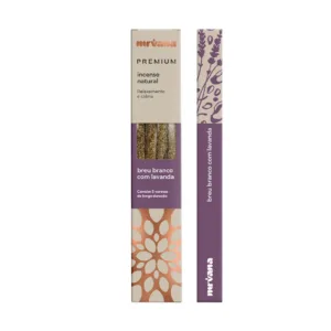 Incenso Natural Premium Nirvana Novo - Escolha o Seu - Breu Branco com Lavanda
