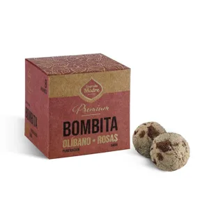 Incenso Bombita Premium Sagrada Madre - Olibano Rosas