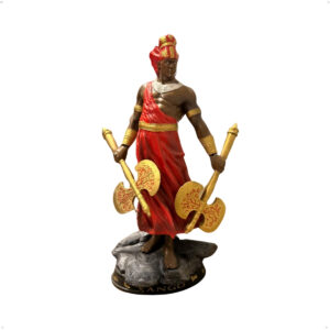 Xangô (G) (R) 35cm - Resina - Umbanda Candomblé