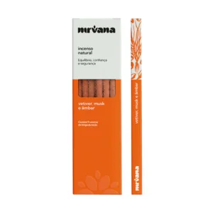 Incenso Natural Nirvana - Esolha o Seu - Vetiver, Musk e Âmbar