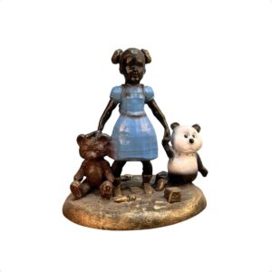 Erê Menina (D) (Azul) - Resina - Umbanda Candomblé