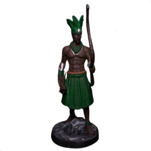 Oxóssi 4 (R) 27 cm - Resina - Umbanda Candomble