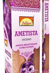 Incenso Parimal - Escolha seu aroma - Ametista