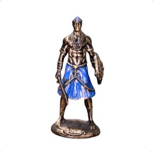 Ogum Guerreiro (D) 25cm - Resina - Umbanda Candomblé