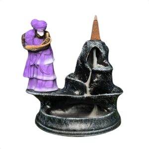 Incensário Cascata Nanã - Resina - Umbanda Candomble