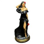 Dama da Noite (P) 25 cm - Resina - Umbanda Candomblé
