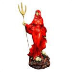 Pomba Gira Tridente (V) 25 cm - Resina - Umbanda Candomblé