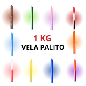 1 KG vela palito - Escolha sua Cor