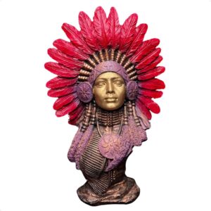 Busto Cabocla Pena (V) 30 cm - Resina - Umbanda Candomble
