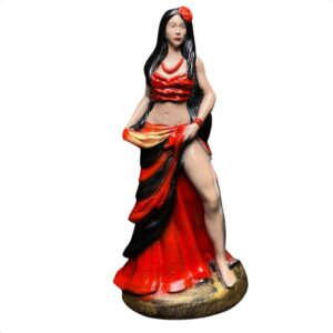 Pomba Gira Cigana (V) 24 cm - Resina - Umbanda Candomble