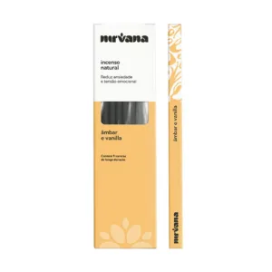 Incenso Natural Nirvana - Esolha o Seu - Âmbar e Vanilla