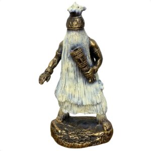 Obaluaê / Omolu 22 cm - Resina - Umbanda Candomble