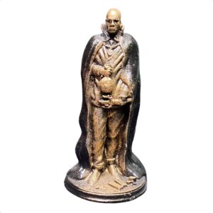 Mini Exu Capa Preta 10 cm - Resina - Umbanda Candomble