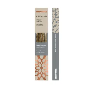 Incenso Natural Premium Nirvana Novo - Escolha o Seu - Breu Branco com Mirra