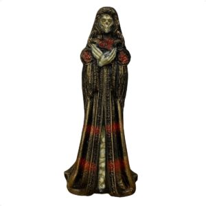 Pomba Gira Rosa Caveira (D) 23 cm - Resina - Umbanda Candomble