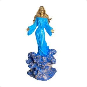 Iemanjá Onda (D) 27 cm - Resina - Umbanda Candomble