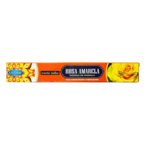 Incenso Vareta Ullas - Escolha o Seu - Rosa Amarela