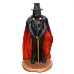 Exu Capa Preta 15 cm - Resina - Umbanda Candomble