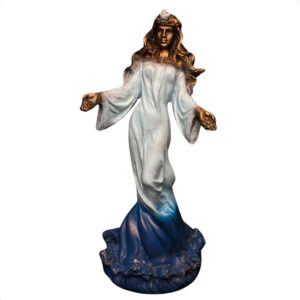 Iemanjá Custom (D) 24 cm - Resina - Umbanda Candomblé