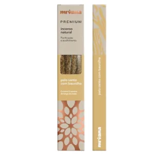 Incenso Natural Premium Nirvana Novo - Escolha o Seu - Palo Santo com Baunilha
