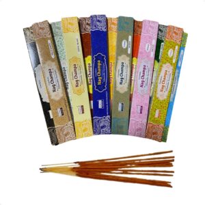 Incenso Nag Champa Kit 6Aromas Massala - 6 Cxs Fragrância Sortidos
