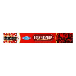 Incenso Vareta Ullas - Escolha o Seu - Rosa Vermelha
