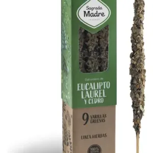 Incenso Sahumerio Sagrada Madre - Eucalipto Louro Cedro