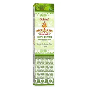 Incenso Goloka Ayurvedic - Escolha o Seu - Sete Ervas