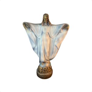 Oxalá 29 cm - Gesso - Umbanda Candomble