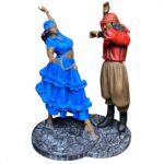Casal de Ciganos 3 - Resina - Umbanda Candomble
