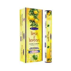 Incenso Satya Hexagonal - Lime e Lemon