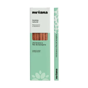 Incenso Natural Nirvana - Esolha o Seu - Chá Branco e Flor de Laranjeiras