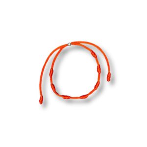 Pulseira Vermelha De Sete 7 Nós Kabbalah Para Afastar O Mal + Fecho