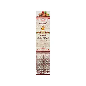 Incenso Goloka Ayurvedic - Escolha o Seu - Cedar Wood