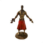 Xangô G (D) 25cm - Resina - Umbanda Candomblé