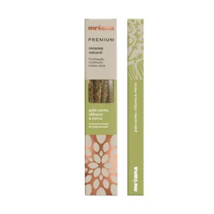 Incenso Natural Premium Nirvana Novo - Escolha o Seu - Palo Santo, Olíbano e Mirra