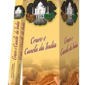 Incenso Taj Mahal - Cravo e Canela da Índia
