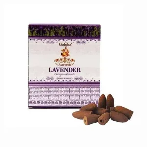 Incenso Goloka Cone - Escolha o Seu Aroma - Lavender