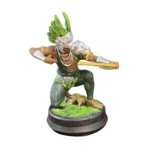 Oxóssi Agachado (R) 22cm - Resina - Umbanda Candomble