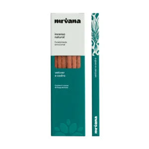 Incenso Natural Nirvana - Esolha o Seu - Vetiver e Cedro