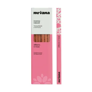 Incenso Natural Nirvana - Esolha o Seu - Olíbano e Rosas