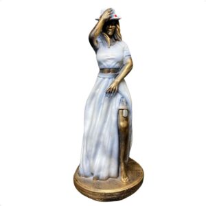 Maria Navalha 2 (D) (B) 22cm - Resina - Umbanda Candomble