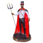 Exu Veludo (R) 26cm - Resina - Umbanda Candomblé