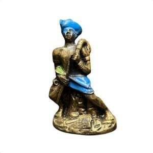 Mini Logun Edé 10 cm - Resina - Umbanda Candomble